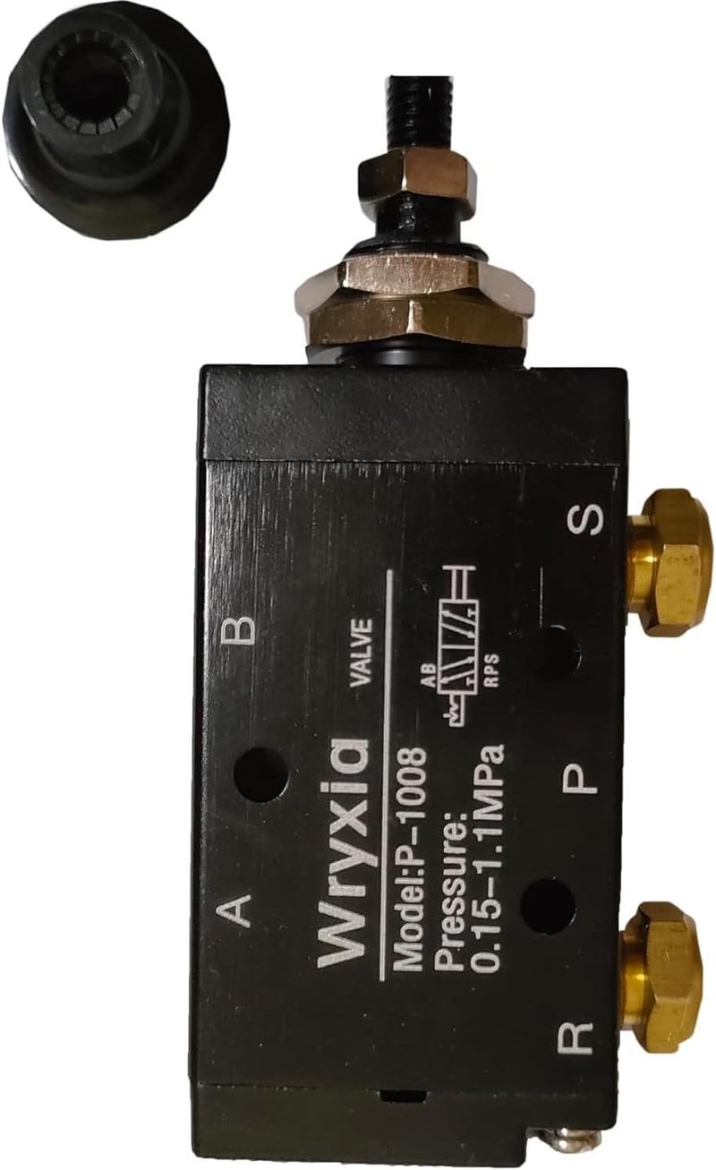 Wryxia Air Valve Push-Pull 4 Way 2 Position Manual Dump Truck Tailgate Valve BAV010 - Image 3